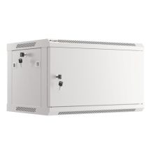 LANBERG Wandregal 19" 6HE 600x450 Metalltür Grau (Bausatz) WF01-6406-00S