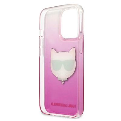 7. Karl Lagerfeld Choupette Head Case für iPhone 13 Pro Max – Rosa