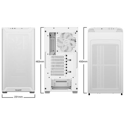 2. BE QUIET HOUSE! PURE BASE 501 Airflow Window White