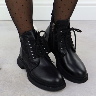 7. Damen-Lederstiefeletten mit Isolierung, S.Barski 52-612