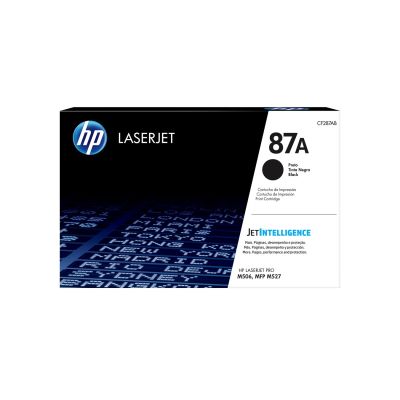 61. Originale schwarze HP 87A LaserJet-Tonerkartusche