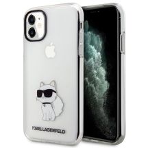 Karl Lagerfeld Ikonik Choupette Hülle für iPhone 11 / Xr - Transparent