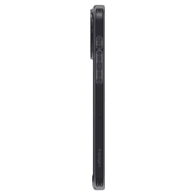 6. Spigen Ultra Hybrid Mag Case mit MagSafe für iPhone 15 Pro – Dunkelgrau (Zero One Pattern)