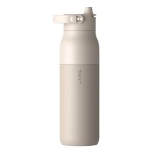 LARQ Bottle PureVis 2 - intelligente, selbstreinigende Filterflasche, UV-C-Licht 1L (granitweiß)