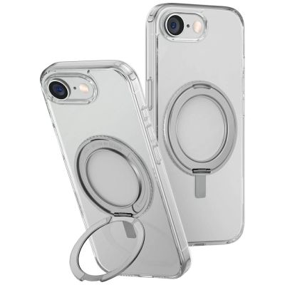 Uniq Swivix 360 Rotating Kickstand Case für iPhone 16e - Transparent