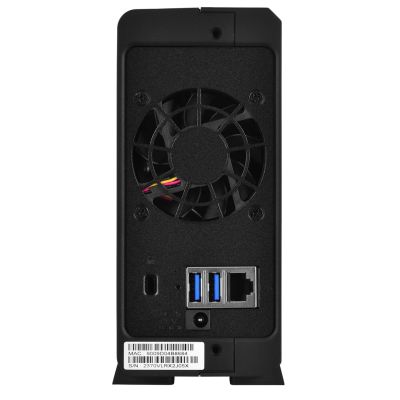 5. Synology DS124 NAS; Tower; 1x (3,5" SATA-Festplatte); Realtek RTD1619B; 1 GB DDR4, 1x 1GbE RJ-45