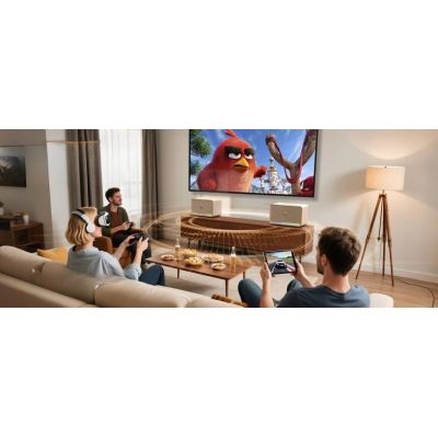 4. W-KING H330 cremefarbener kabelloser Bluetooth-Lautsprecher