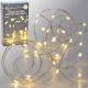 DRAHTLICHTERKETTE MIT BATTERIEBETRIEB, 40 LED, WARMWEISS (R)