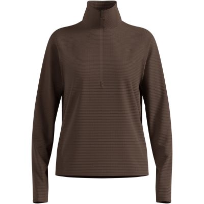 2. Damen-Pullover mit Stehkragen Odlo ESSENTIAL THERMAL Midlayer 1/2 Zip, braun