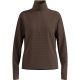 2. Damen-Pullover mit Stehkragen Odlo ESSENTIAL THERMAL Midlayer 1/2 Zip, braun