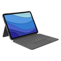 Logitech Combo Touch QWERTZ Deutscher Smart Connector Grau