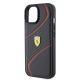 6. Ferrari FEHCP15SPTWK iPhone 15 6,1" schwarz/schwarzes Hardcase Twist Metal Logo