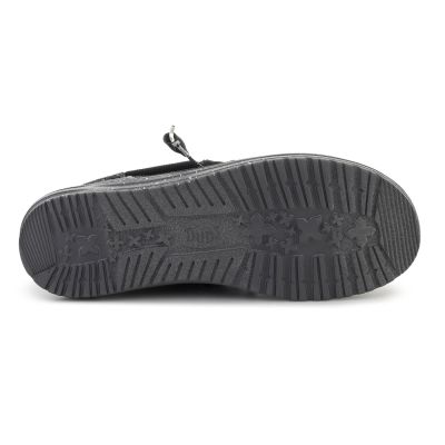4. HEYDUDE WALLY FUNK MULTI MESH SCHWARZ/Rauchgrau 45146-0PM