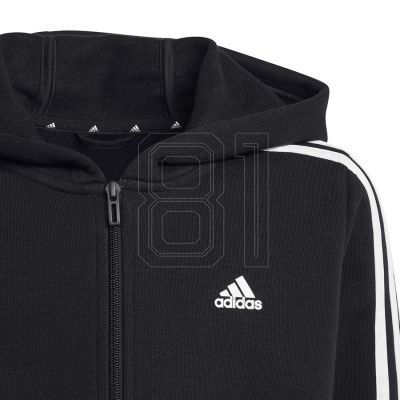 7. Adidas 3 Stripes FL Full-Zip Hoody Jr HR6331 Sweatshirt