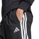 5. adidas Essentials 3-Streifen Stanford Hose mit offenem Saum für Herren, Schwarz JC8491