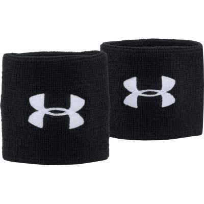 Under Armour Performance Wristband 7,5 cm Schweißban in schwarz
