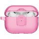 3. Uniq Glase Pro Schutzhülle für AirPods Pro 3 mit Schloss – Transparentes Rosa