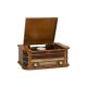 6. Retro-Plattenspieler Denver MCR-50MK3 – Holz Wood Dark (FM, CD, USB)