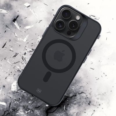 31. 3mk Smoke MagCase Hülle mit MagSafe für iPhone 14 Pro Max – durchscheinend