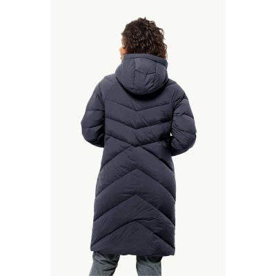 5. Jack Wolfskin MARIENPLATZ COAT W night blue Daunen-isolierte Damen Winterjacke marineblau (1206971_1010)