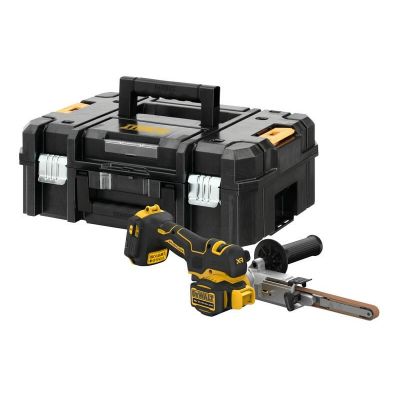 8. DeWALT DCM200NT-XJ Tragbarer Bandschleifer, Schwarz, Gelb