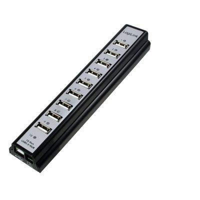 4. LogiLink UA0096 Hubs und Konzentratoren 480 Mbit/s Schwarz