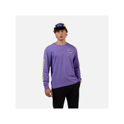 Unisex-T-Shirt ROSSIGNOL SUPER LS TEE lila
