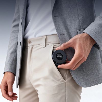 4. Dudao F24PRO MagSafe-kompatible Autohalterung mit Saugnapf für Windschutzscheibe oder Armaturenbrett – Schwarz