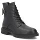 Schwarze Damen-Ankle-Boots aus Leder, Filippo DBT8018