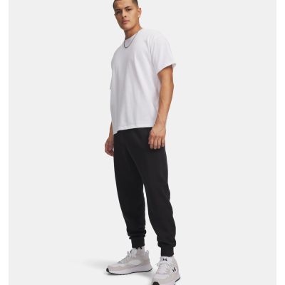 6. Herren-Sporthose Under Armour Rival Fleece Joggers, Schwarz, 1379774 001, L