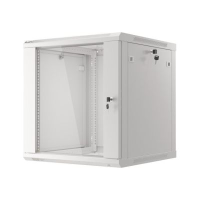 8. Lanberg WF01-6612-10S Rack 12U Wandschrank Grau