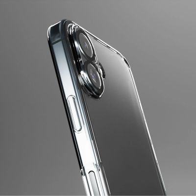 5. SBS-Set mit D3O-Technologie für iPhone 16 - Hülle + Display- und Kameraschutz aus Glas - transparent