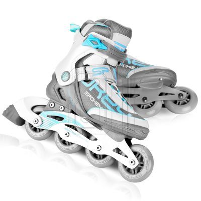6. Spokey Prime Pro WH/TQ 38 926966 Inlineskates