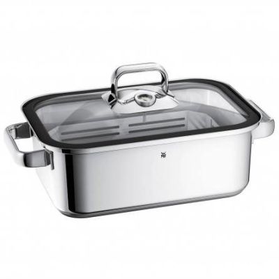 WMF Vitalis Dampfgarer – 3,5 l – Edelstahl – Glas – Silikon – Keramik – Gas – Induktion