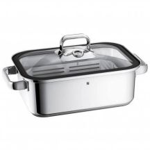 WMF Vitalis Dampfgarer – 3,5 l – Edelstahl – Glas – Silikon – Keramik – Gas – Induktion