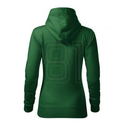 3. Malfini Cape Free W MLI-F1406 Flaschengrünes Sweatshirt