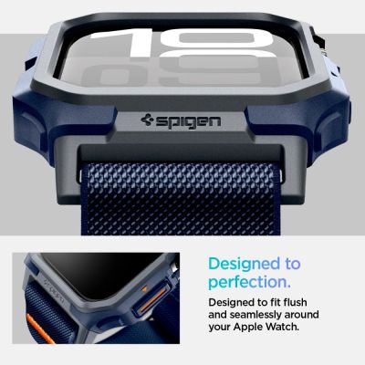 13. Spigen Lite Fit "Pro" Armband für Apple Watch 10 46mm - Marineblau