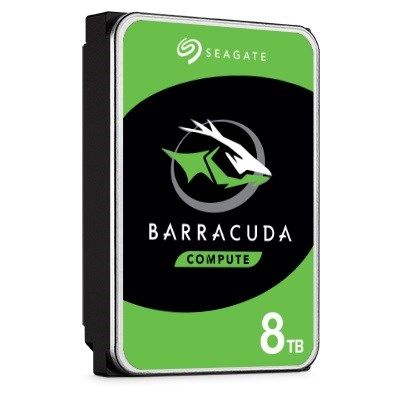 2. Seagate Barracuda ST8000DM004 HDD (8 TB ; 3,5"; 256 MB; 5400 U/min)