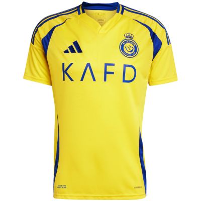 2. adidas Al Nassr FC 24/25 Ronaldo Home Herren-Trikot, gelb, JP0459