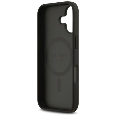 7. Guess 4G Circle Classic Logo MagSafe Hülle für iPhone 17 - Schwarz