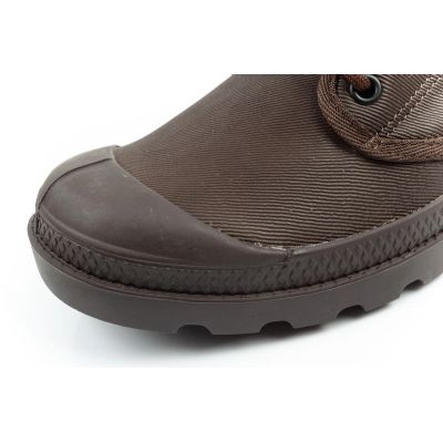 6. Palladium Herren-Sneaker, Baggy-Design, beschichtet, hoher Schaft, modisches Dunkelbraun