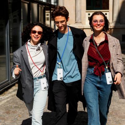 3. Tech-Protect C2S Seil-Umhängegurt – rot