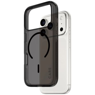 2. CARE by PanzerGlass Flagship Urban Explorer Case mit schwarzem MagSafe für iPhone 17 Pro - Schwarz