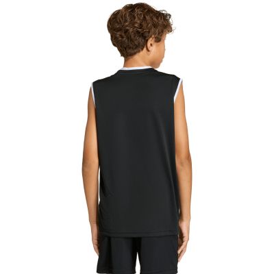 6. adidas Entrada 26 Sleeveless Jersey Kinder-Trikot schwarz KB3933