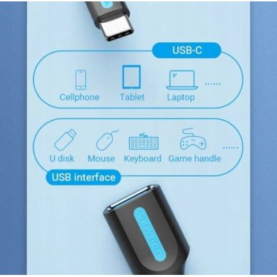 13. Vention USB 3.1 USB-C auf USB-A OTG-Adapter 0,15 m