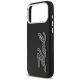 6. Karl Lagerfeld FW Grained Signature Logo Case für iPhone 17 Pro Max - Schwarz