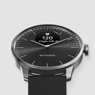 4. Withings Scanwatch Light – Hybrid-Smartwatch (37 mm, schwarz)