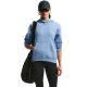 Nike Studio Fleece Damen-Sweatshirt, mittelschwer, hellblau IM8100 486