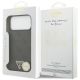 8. Guess Leather 4G Triangle Strass MagSafe Case für iPhone 17 Pro Max - Schwarz