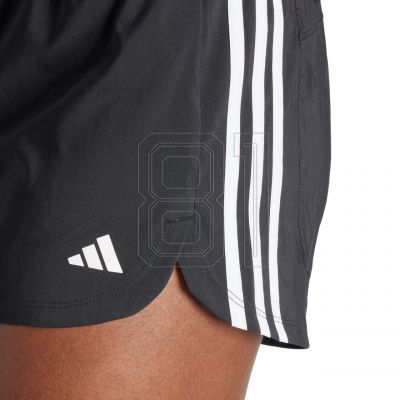 11. adidas Pacer Training 3-Streifen Woven High-Rise W IT7760 Shorts